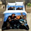 3D Johnny Hallyday bedruckte Bettwäsche-Sets exquisites Bettwaren-Set Bettbezug Steppbett-Set Bettwäsche-Set Luxus Geburtstagsgeschenk