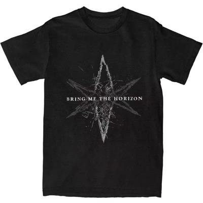 Camiseta Unisex BMTH Bring Me The Horizons Camisetas Harajuku Música Metal Gótica Camiseta Y2K Casual Algodón Tops Oversize