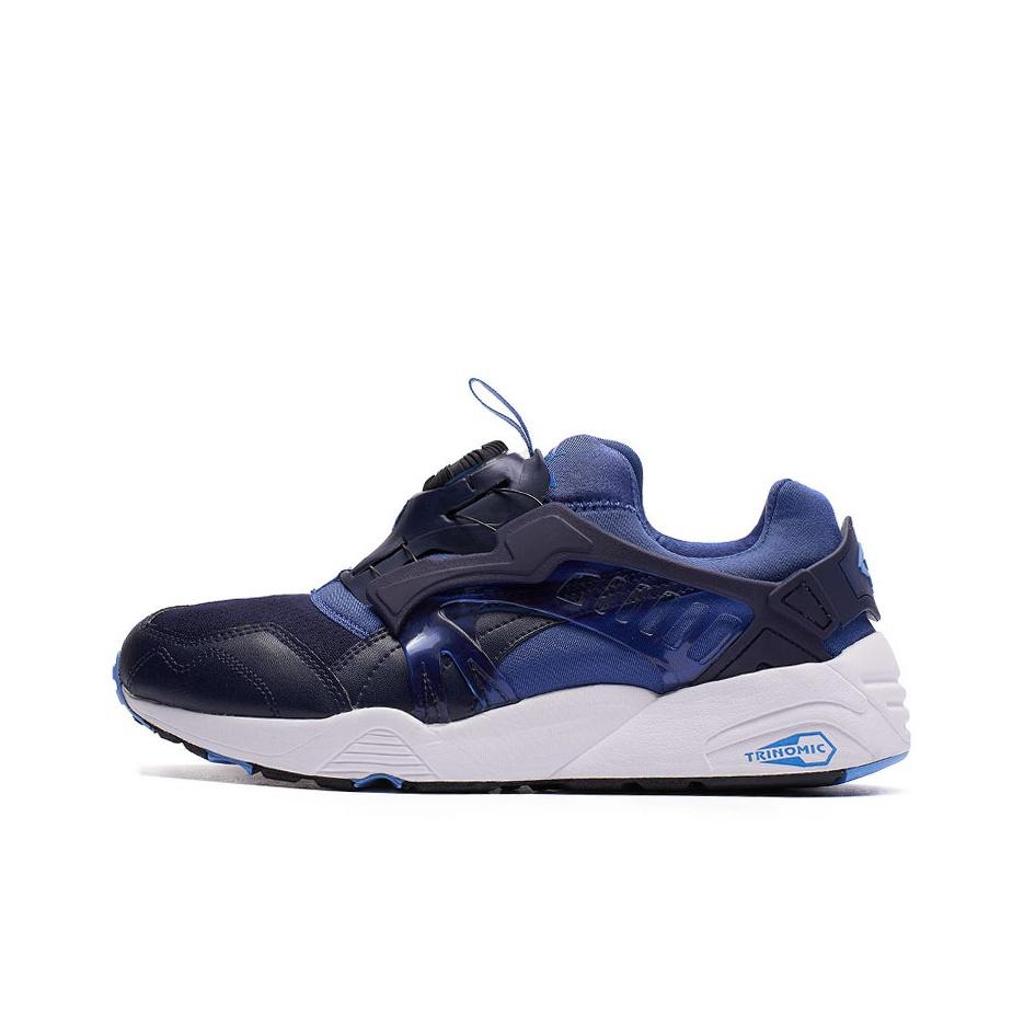 Puma Disc Blaze Comfortable Sports Shock Absorbing Lightweight Low Top Casual Shoes Men Casual Shoes Blue 359516-02