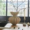 French Ceramic Vase White High-end Decoration Dining Table Living Room Retro Art Vase Room Decoration Accessories