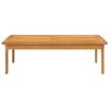 VidaXL Garden Table 100x60x30 Cm Solid Acacia Wood, Outdoor Table, Garden Furniture, Patio Furniture, Table of 365846