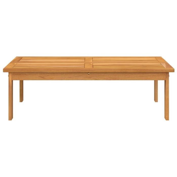 VidaXL Garden Table 100x60x30 Cm Solid Acacia Wood, Outdoor Table, Garden Furniture, Patio Furniture, Table of 365846