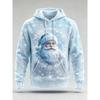 Christmas Hoodie 3D Print Loose Fit Long Sleeve Sweatshirt Men Women Youth Casual Winter Wear