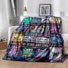 Happy 16th Birthday Celebration Flannel Blanket-Soft and Suitable for Sofas,Beds,Offices,Travel,All Seasons,Great Gift for Holidays and Birthdays.
