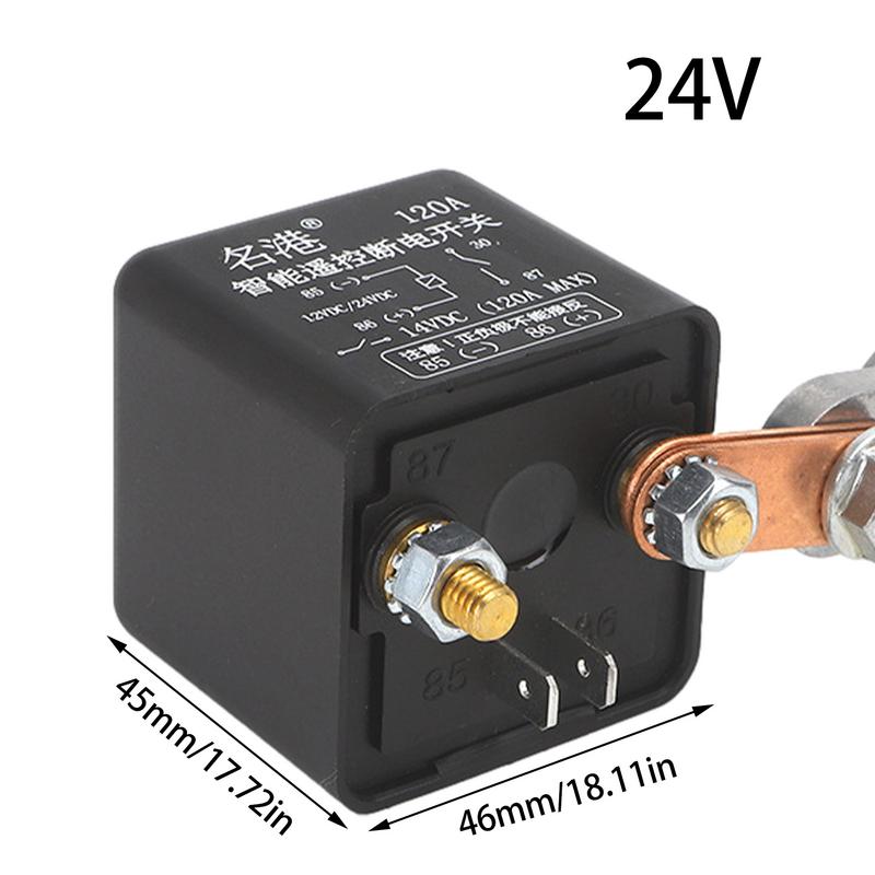 12V 24V 2,4 W/200A Universal Batterie Schalter Relais Integrierte Drahtlose Fernbedienung Trennen Cut Off Isolator Master Schalter