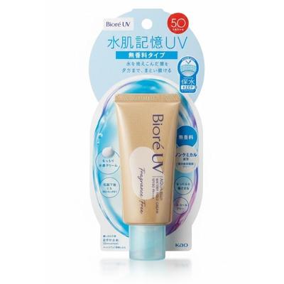 Fragrance-free Type Water Skin Memory UV Kao Biore Aqua Rich 50g Sunscreen.