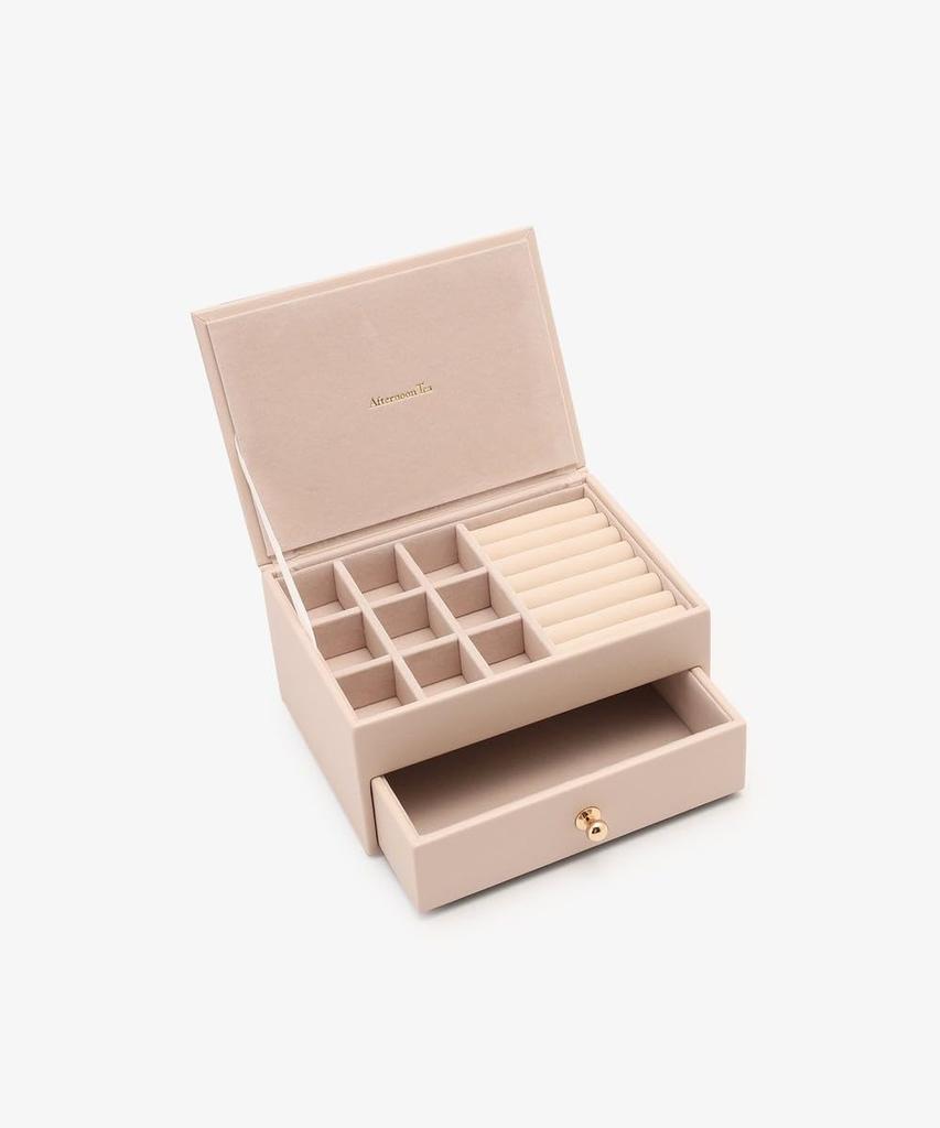 [Afternoon Tea Living] AfternoonTea LIVING Jewelry Storage JR78 Quilted Jewelry Box M Pink