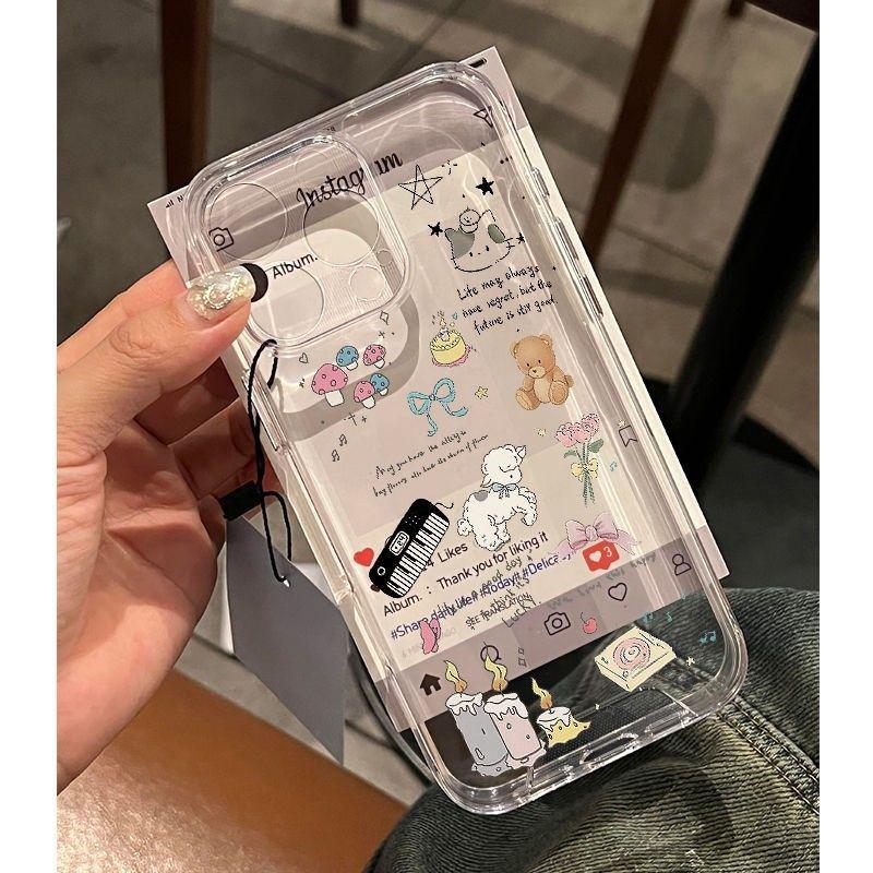 Artistic Illustration iPhone 17 Pro Case - Cute Transparent, Precise Cutouts, Anti-Fall Design
