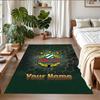 Crystal Velvet Rug Custom Name Text, Soft Non Slip Floor Mat Home DecorRapid Wien FC