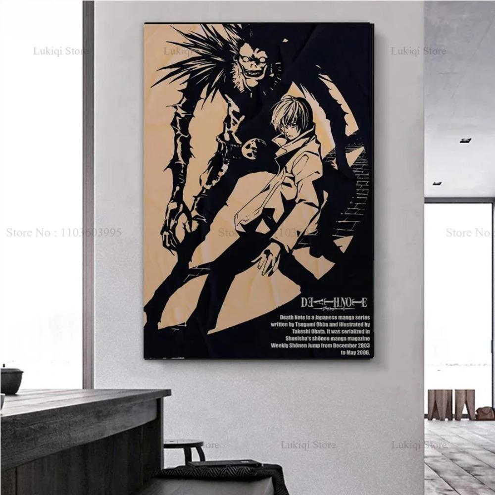 Classic Movie Series Cartoon Anime D-Death Vintage Poster Prints Canvas Painting Wall Art Picture Living Room Home Decor
