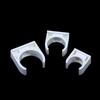 200Pcs White U-Shaped Clamp For Conduit Leak-Proof Water Pipe Securement Hose Brackets With 16/20/25Mm Inner Diameter