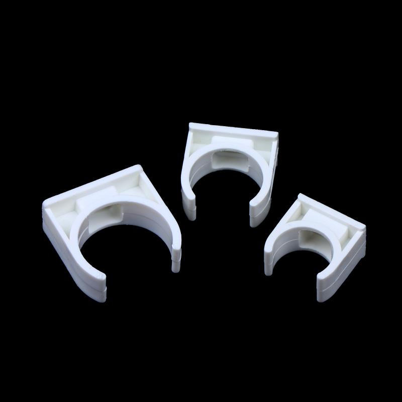 200Pcs White U-Shaped Clamp For Conduit Leak-Proof Water Pipe Securement Hose Brackets With 16/20/25Mm Inner Diameter