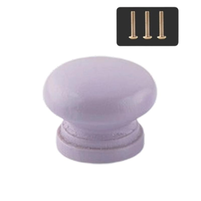 Lovely Wood Handle Wardrobes Handle Hardware Drawer Knobs Children Room Furniture Accessories Door Pulls