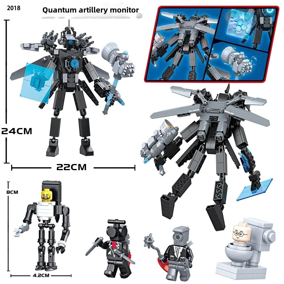 

Skibidi Туалетные блоки Модель Titan Tvman Speakerman 4.0 Дрель Человек Часы Человек Кирпичи Сборка Игрушки для детей Взрослые Подарок