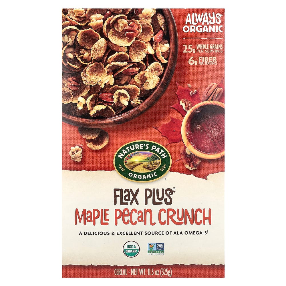 iHerb Nature s Path Flax Plus Maple Pecan Crunch Cereal 325g