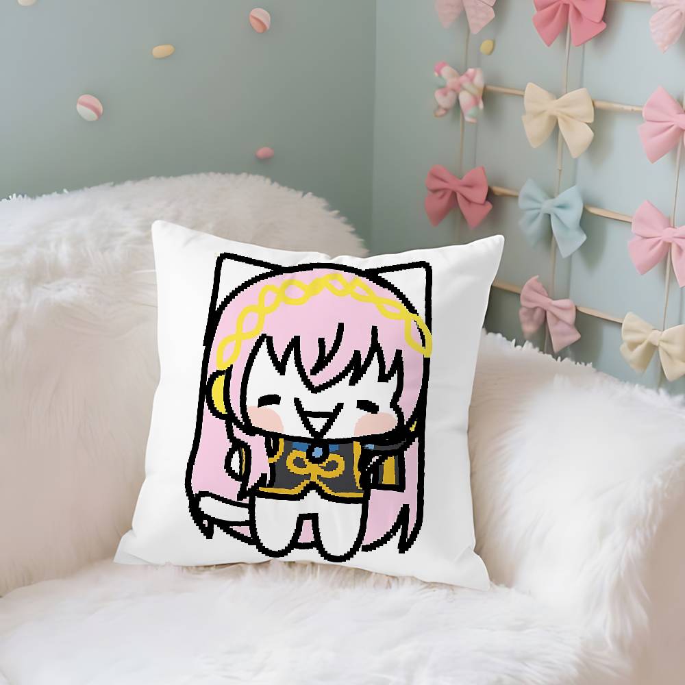 Virtual Singer A-Akita N-Neru Case Plush Fabric Soft Pillowcase Double Sided Print Cushion Cover Household Gifts
