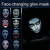 Bluetooth APP Control Smart LED Face Masks Programmable Face Changing Glow Mask Party Display LED Light Dress Up Kit