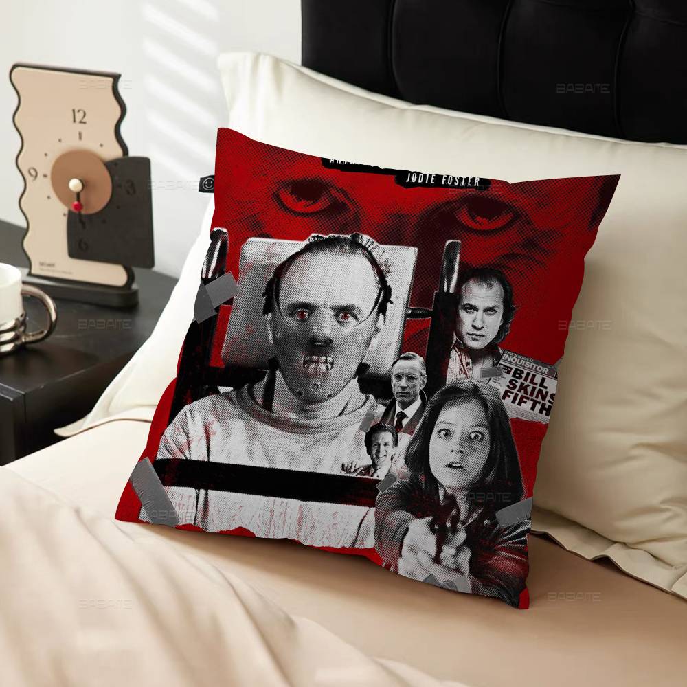 Classic Movie The Silence Of The Lambs Personalized Pillow Cover Kids Bedroom Wild Party Decor Pillowcase Birthday Shower Gift