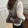 2025 New Spring Large Capacity Solid Color Casual Simple Multifunctional Crossbody One Shoulder Double Shoulder Tote Bag Women