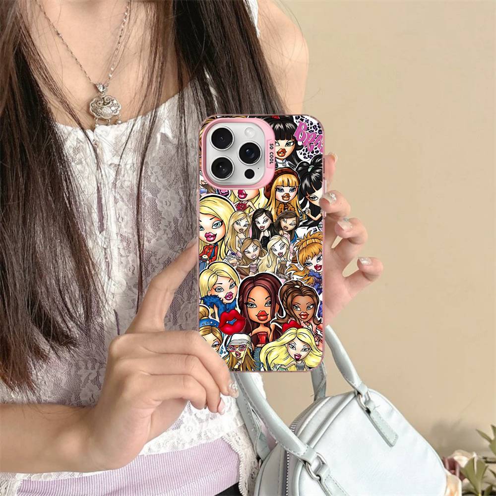 

Cute B-Bratz Doll Phone Case For IPhone 17 16 15 14 13 Pro 12 11 Pro Max PLUS Color Back Cover iPhone 14 plus
