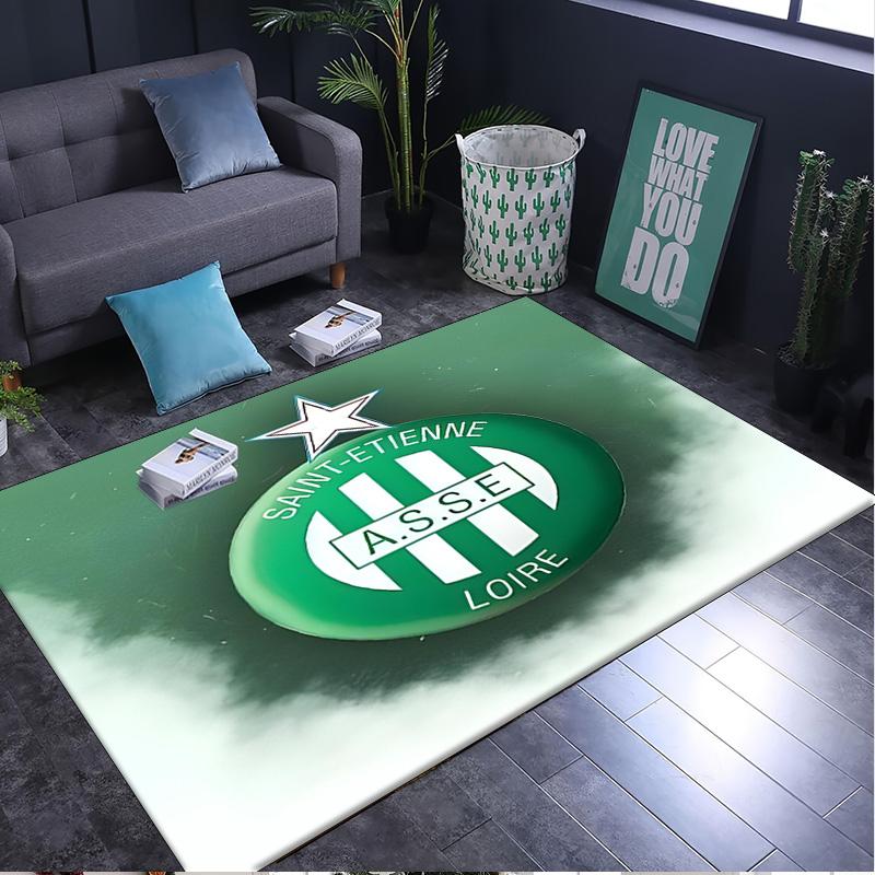 1PC rug Saint-etienne Football Club Carpet, Chair Rug,Area Rug for Office Bedroom living rooms bedroom, Doormat decor Christmas fan gifts