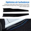 74.5CM Car Rear Bumper Lip Trim Protector Side Skirts Cover For Cars Bumper Spoiler Splitter Lip Rocker Wings Black Protection