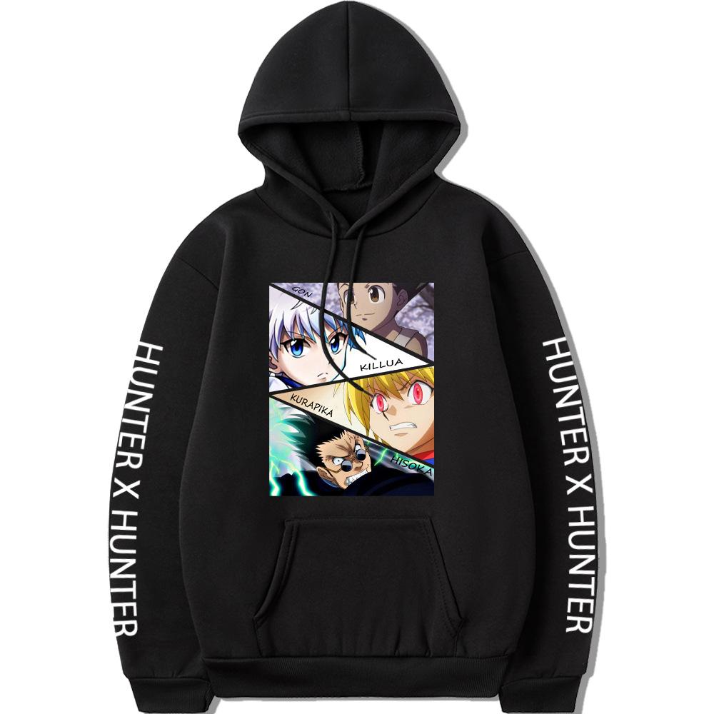 

Европейский день кода мужской Европейский код мультфильм принт капюшоном свитер повседневный 3XL чёрный