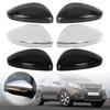 Left Right Door Rearview Mirror Cover Housing Side Wing Mirror Cap for Peugeot 208/2008 2012 2013 2014 2015 2016 2017 2018