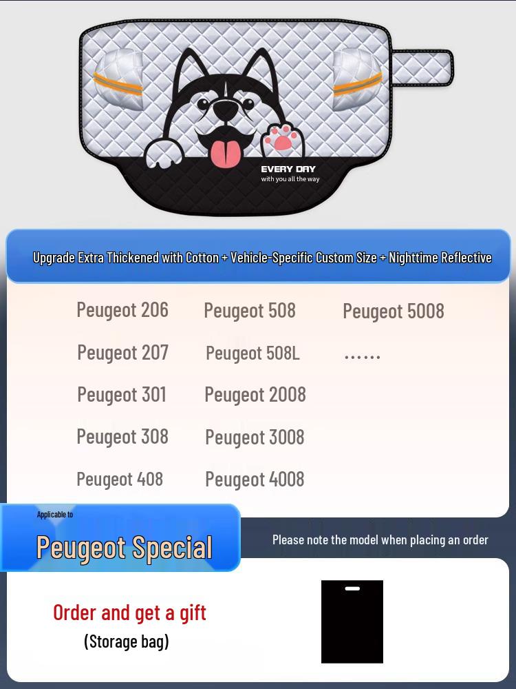 Compact Car Windshield Sunshade and Heat Insulation Visor
