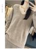 2023 Autumn/Winter Women's V-neck Pure Wool Cashmere Sweater - Loose, Slimming, Fashionable Knitwear Pullover