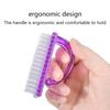 Cleaning Nail Brushes Manicure Remove Dust Nail Cleaning Tool Large Plastic Manicure Pedicure Soft Fiber Wool Exfoliating Brush