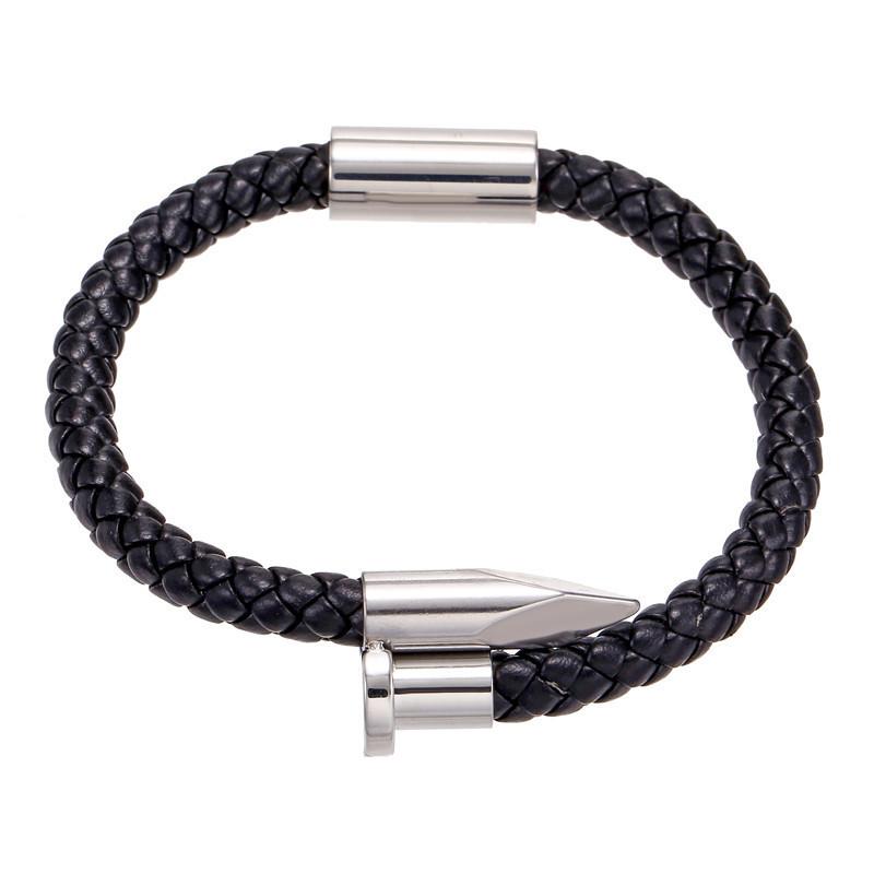 Geometric Stainless Steel Letter Bracelets For Men And Women Trendy Punk Accessories