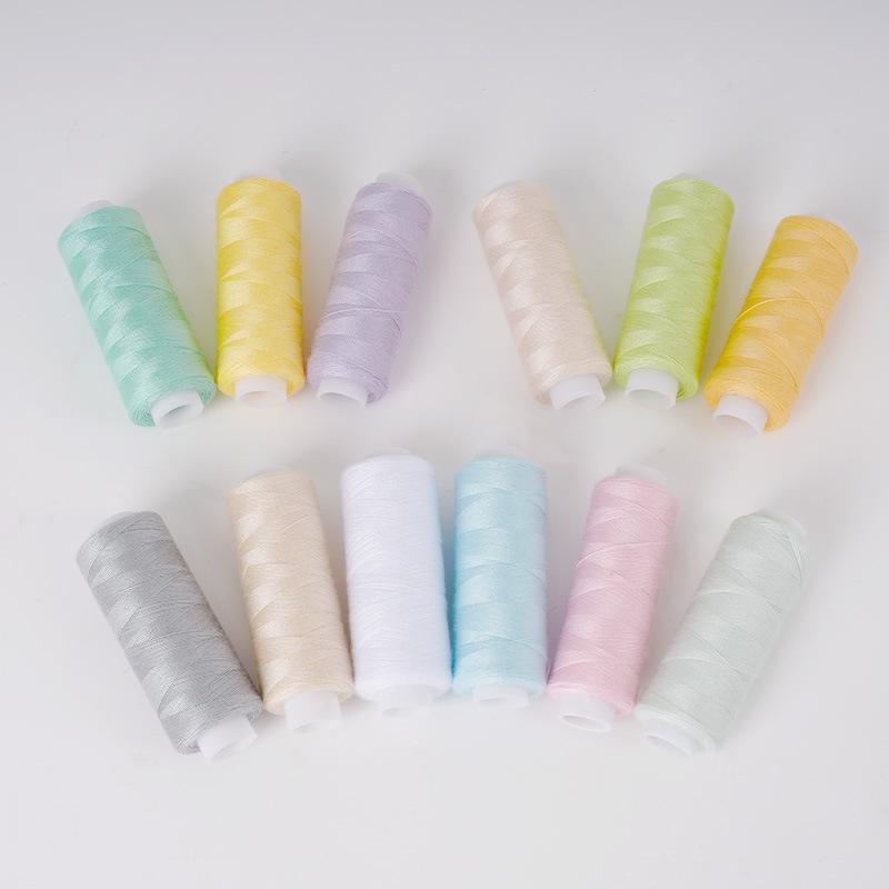 Home Sewing Thread 402 Color Small Roll Sewing Thread 12 Colors Hand Sewing Sewing Sewing Set 250 Yards