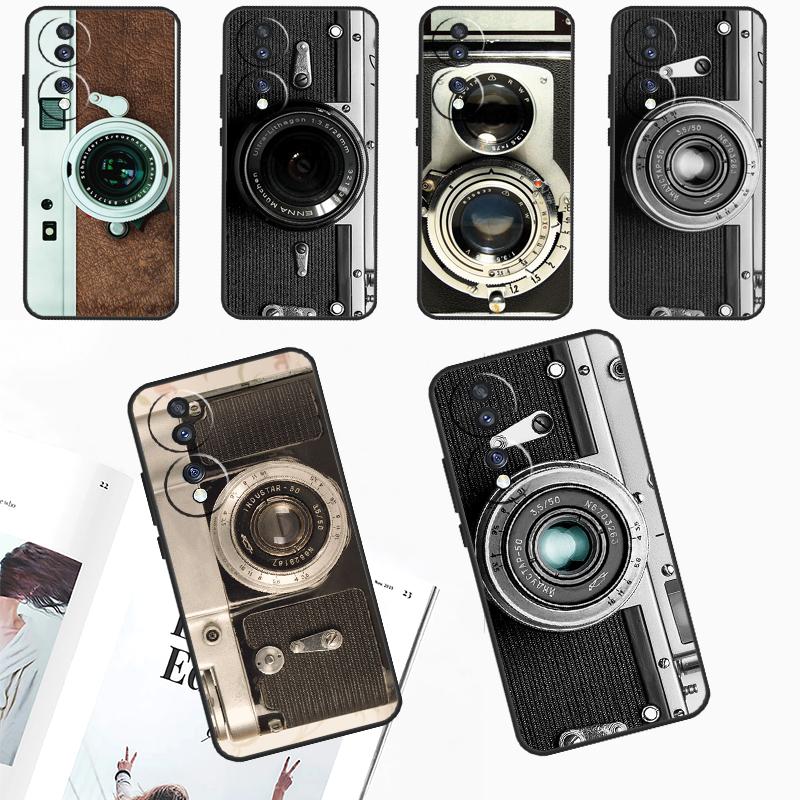 Retro Camera Vintage For Honor X9b X8b X8a X9a X6a X7a X6 X7 X8 X9 Honor 90 70 50 Magic 5 Lite Magic 6 Pro Case