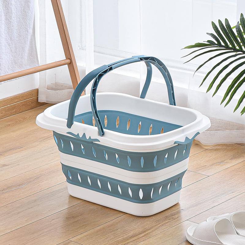 Contact Customer Service for Bulk Orders: Foldable Large Capacity Laundry Storage Basket for Dry Cleaning & Household Use.