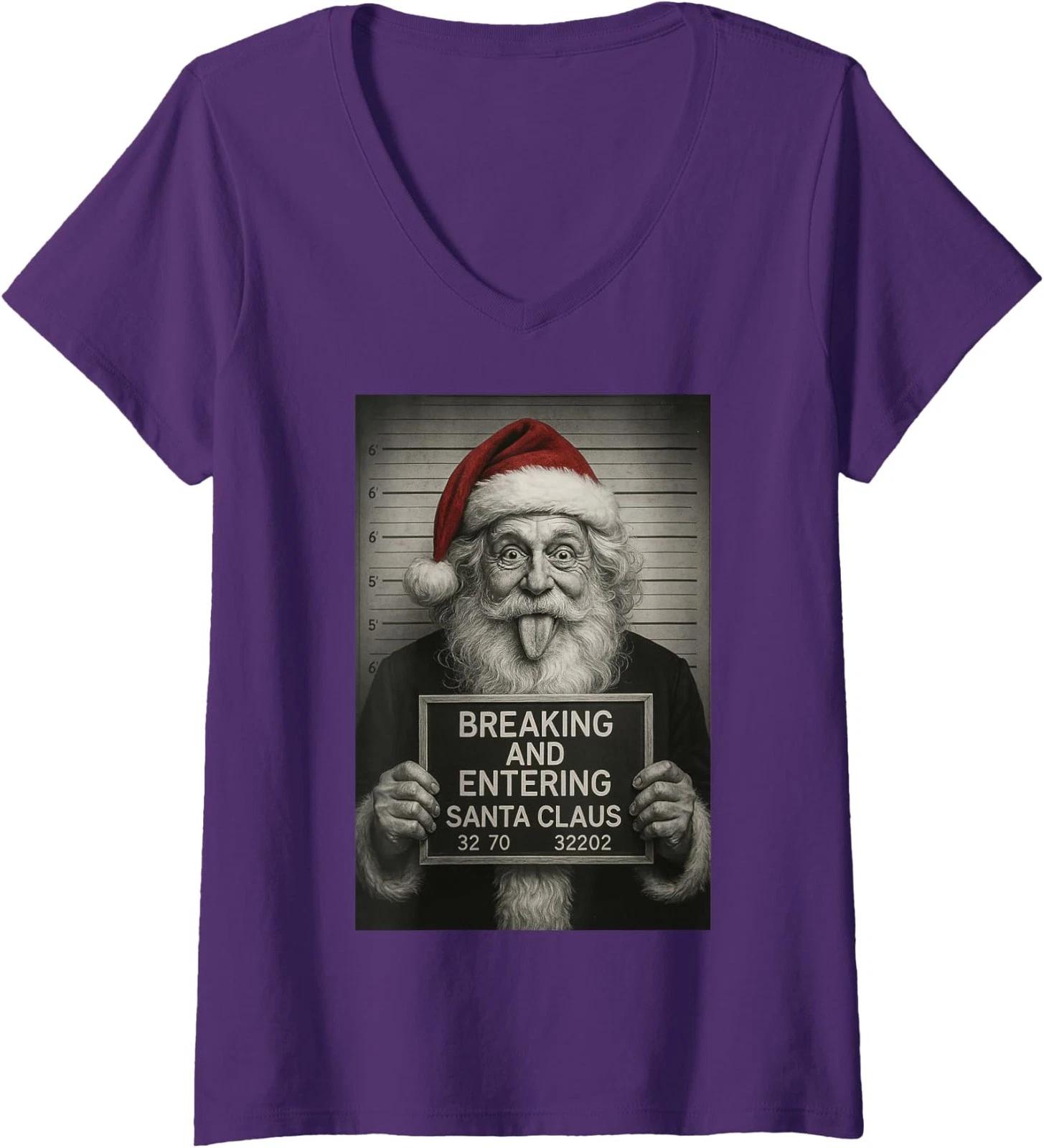 Merry Christmas Bruh Hilarious Festive Meme Style Ladies  Crewneck T-Shirt 3XL