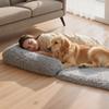 Human Dog Bed, 1810 x 1110 x 240 mm Orthopedic Memory Foam Human Sized Dog Bed, Humans Pet Beds with Side Pocket, Handle & Zipper, Removable
