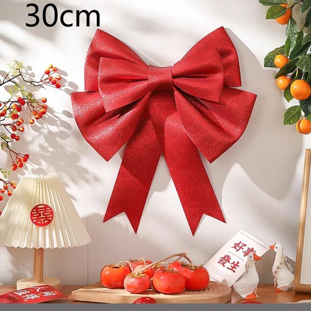 New 30/50/75cm Christmas Giant Bow Large Multi-scene Bow Knot Kit Handmade DIY Material Christmas DIY Decor Festivity Decor