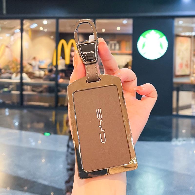 Compatible with BYD & Qin cards, Seagull NFC Dolphin, Song Pro/Plus keychains; full metal case.