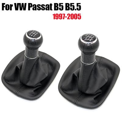 Manopla de câmbio de carro, capa de proteção para porta-malas, colarinho para VW Passat B5 B5.5 1997 1998 1999 2000 2001 2002 2003 2004 2005 Manual 5/6 velocidades