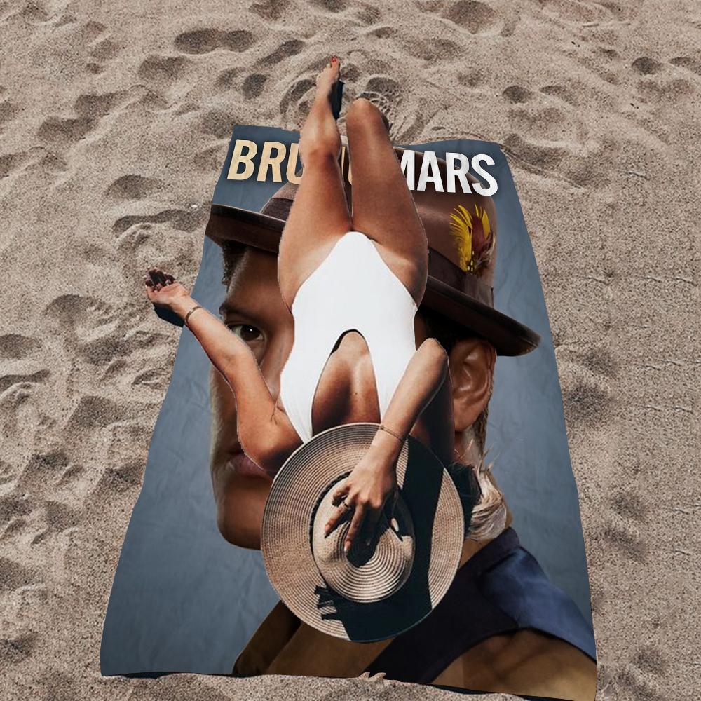 Bruno Mars Big Microfiber Beach Towels Quick Dry Towel Sand Beach Towels Pool Towel for Travel Swim Pool Yoga