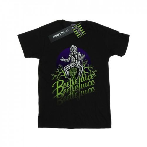Beetlejuice Womens/Ladies Faded Pose Cotton Boyfriend T-Shirt