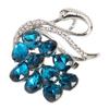 Women Sparkling Animal Brooch Elegant Hypoallergenic Alloy Rhinestone Brooch Pins for Female