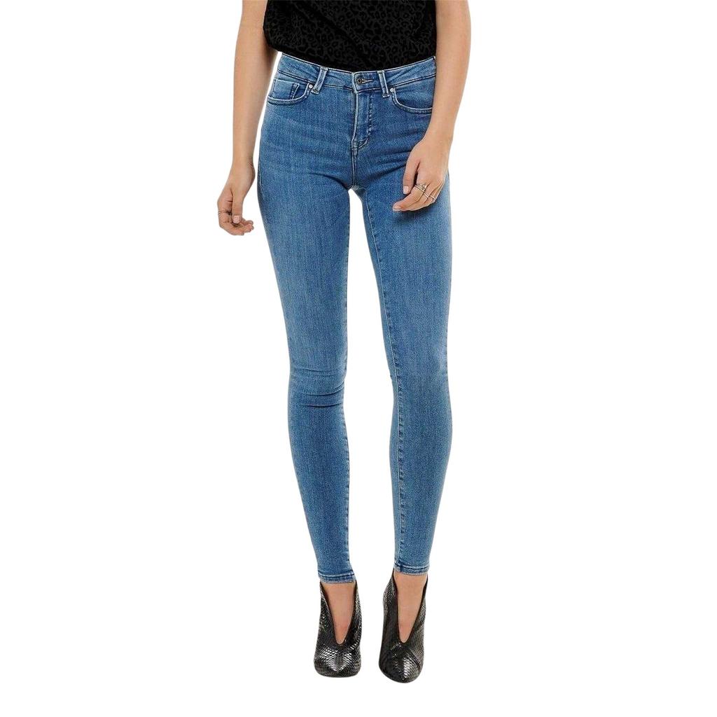 Only Womens/Ladies Plain Skinny Jeans