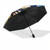 1pc Skelett Book Automatic Folding Umbrella - Design, Durable Iron Frame for Travel, Outdoor, Beach Fashion Accessory A0920048