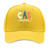 Playful Cat Mom Letter Silhouette Sandwich Baseball Cap Sun Cap Outdoor Workouts Hat