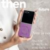 Pearlescent Skin-Feel Magnetic Case for Samsung Z Flip7/5/6 - Anti-Fall Protection