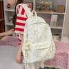 Schoolbag New Fashion Printed Star Junior High School Student School Bag Backpack Large Capacity Trend Universal Shoulder Back Lightweight Guochao