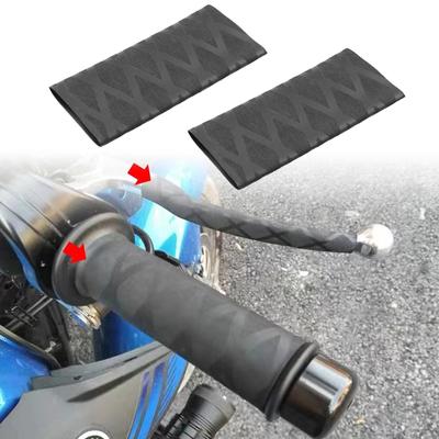 1 pár protiskluzových gumových rukavic s úchopem, kryt rukojeti motocyklu, univerzální teplem smrštitelný kryt rukojeti, návlek, ruka
