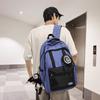Japanese Trendy Brand Ins Backpack Versatile Casual Trendy Cool Men's Backpack Fashion Student Couple Large-capacity Schoolbag